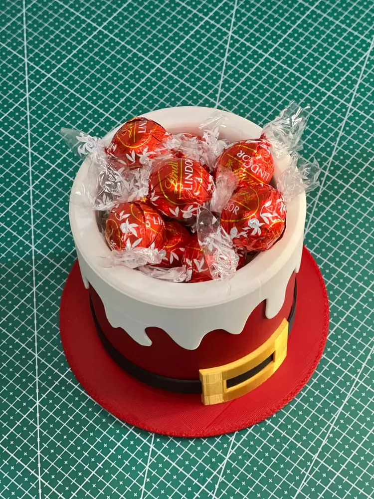 Foto real: Tigela Chapéu de Natal