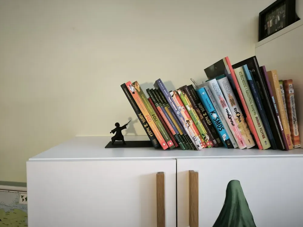 Foto real: Aparador de Livros Harry Potter