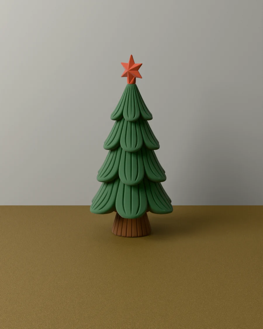 Árvores de Natal Japandi