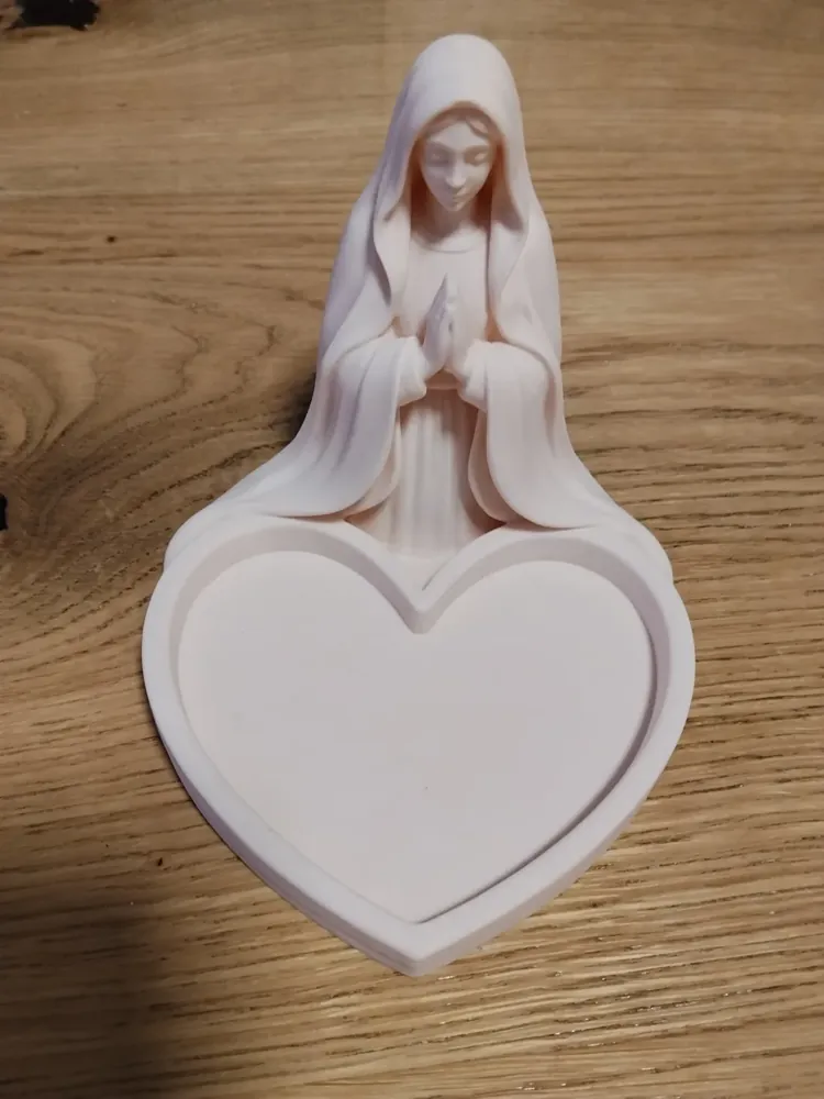 Foto real: Porta-Terço Coração de Nossa Senhora