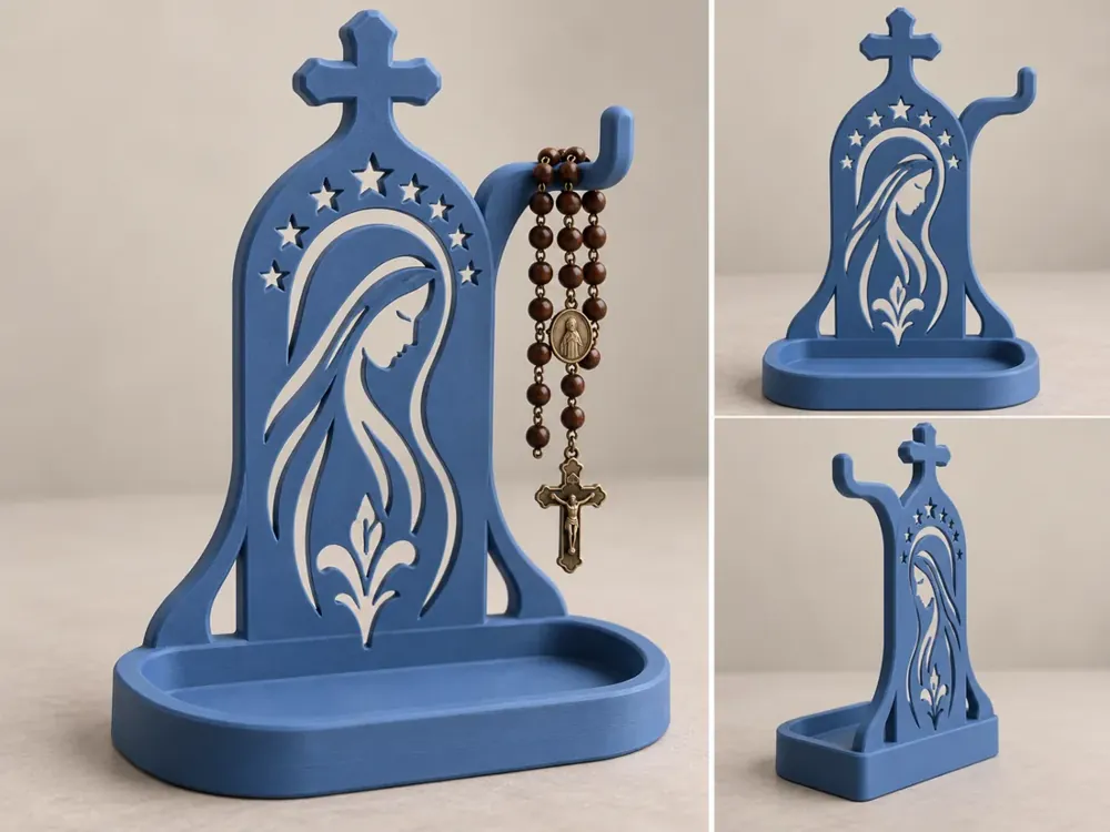 Foto real: Porta-Terço Nossa Senhora